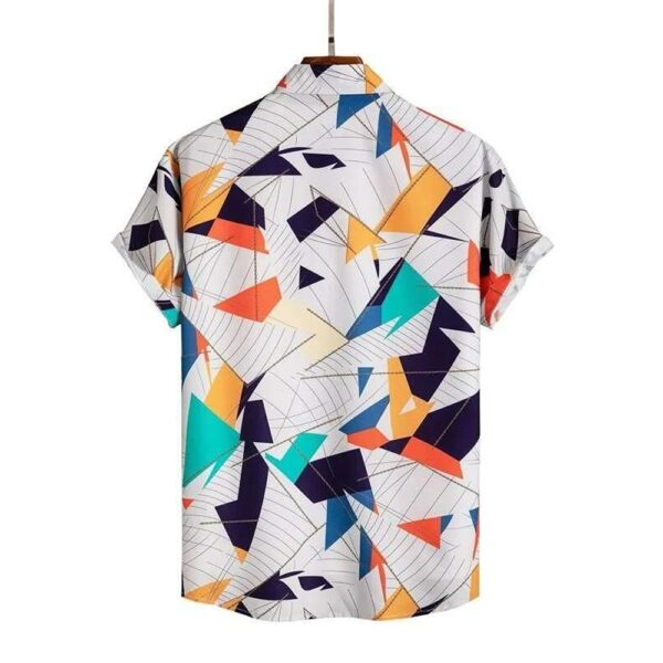 Causal Printed Blended Lycra Shirt for Men