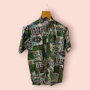 Lycra Printed Half Sleeves Regular Fit Mens Casual Shirt