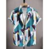 Ultimate Stylish Casual Printed Blended Lycra Shirt for Men