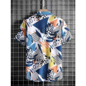 Ultimate Stylish Casual Printed Blended Lycra Shirt for Men