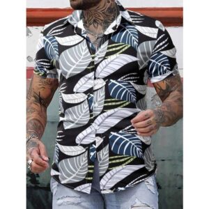 Ultimate Stylish Casual Printed Blended Lycra Shirt for Men