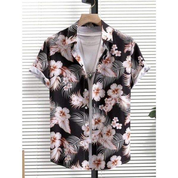 Ultimate Stylish Casual Printed Blended Lycra Shirt for Men