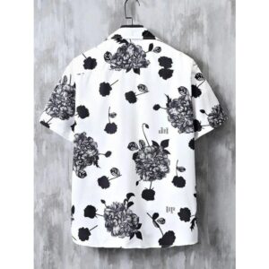 Exquisite Stylish Printed Blended Lycra Shirt for Men