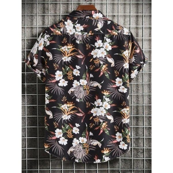 Exquisite Stylish Printed Blended Lycra Shirt for Men