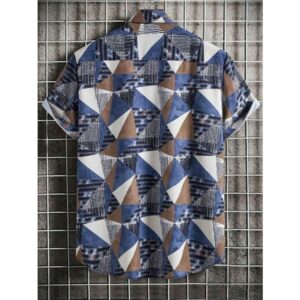 Exquisite Stylish Printed Blended Lycra Shirt for Men