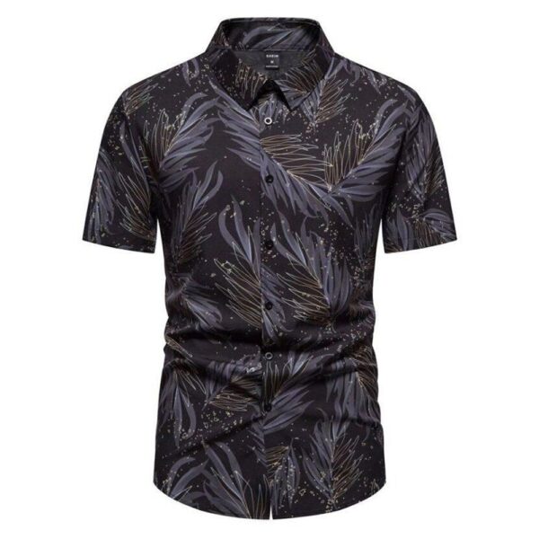 Exquisite Stylish Printed Blended Lycra Shirt for Men