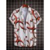 Exquisite Stylish Printed Blended Lycra Shirt for Men