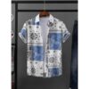 Exclusive Stylish Printed Blended Lycra Shirt for Men