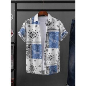 Exclusive Stylish Printed Blended Lycra Shirt for Men