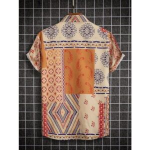 Exclusive Stylish Printed Blended Lycra Shirt for Men