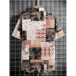 Exclusive Stylish Printed Blended Lycra Shirt for Men