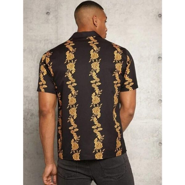 Exclusive Stylish Printed Blended Lycra Shirt for Men