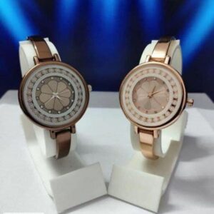 Stainless Steel Analog Watch for Women (Pack of 2)